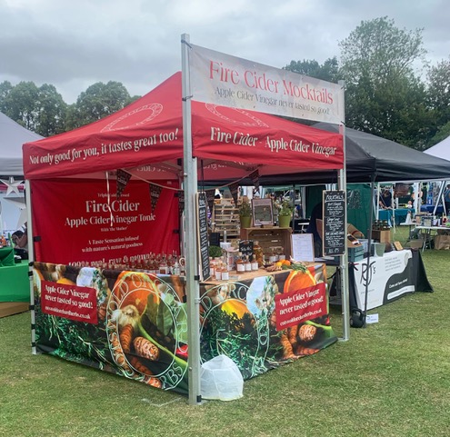 Cotswold Orchard Herbs fire cider stall