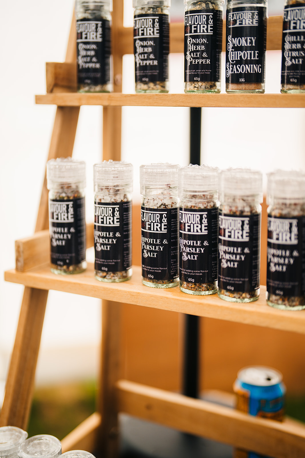 Flavour and Fire seasoning jars