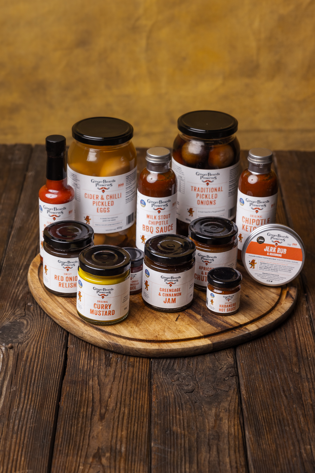 GingerBeard's Preserves range