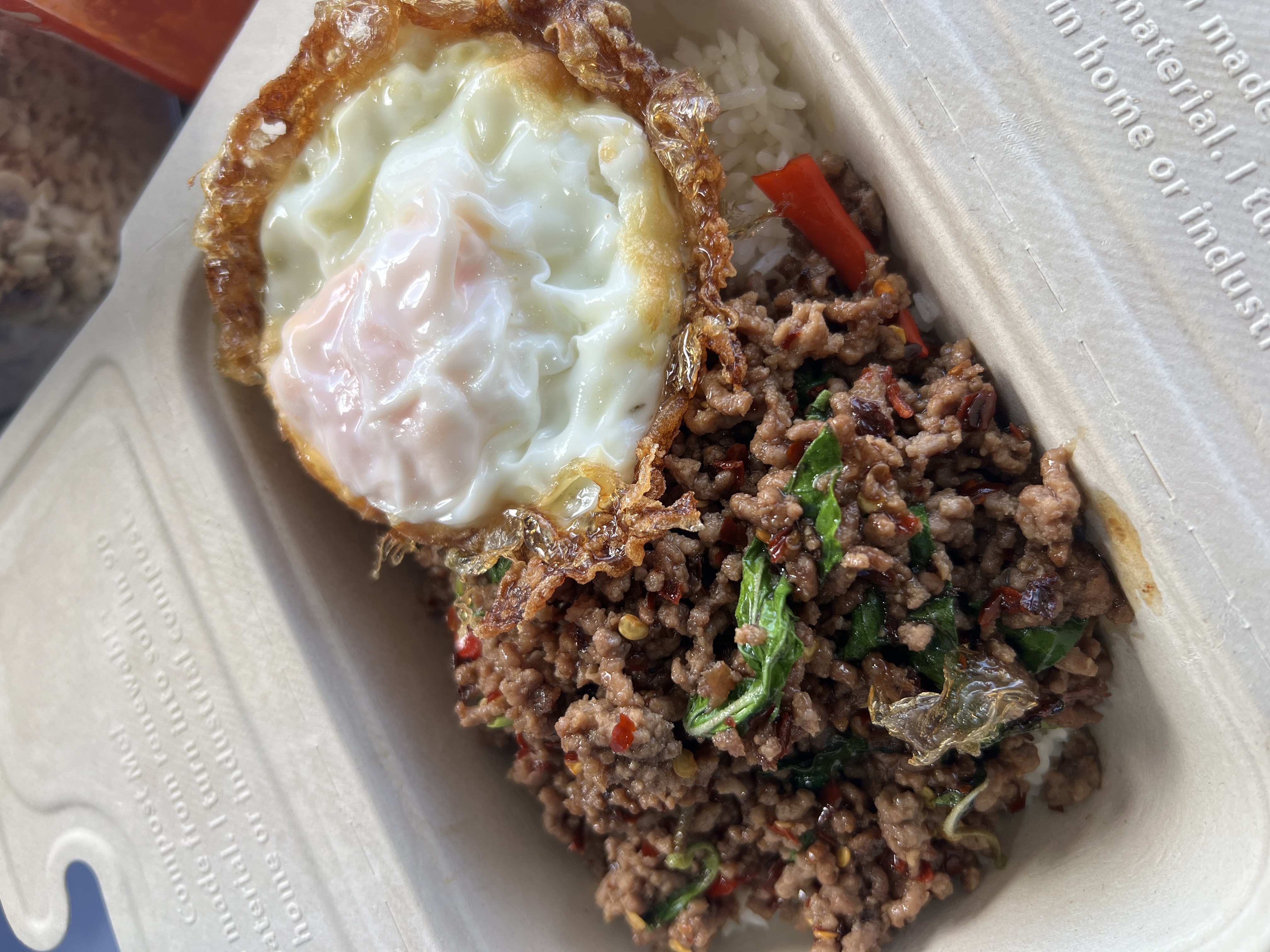 Number 1 Thai Food larb rice