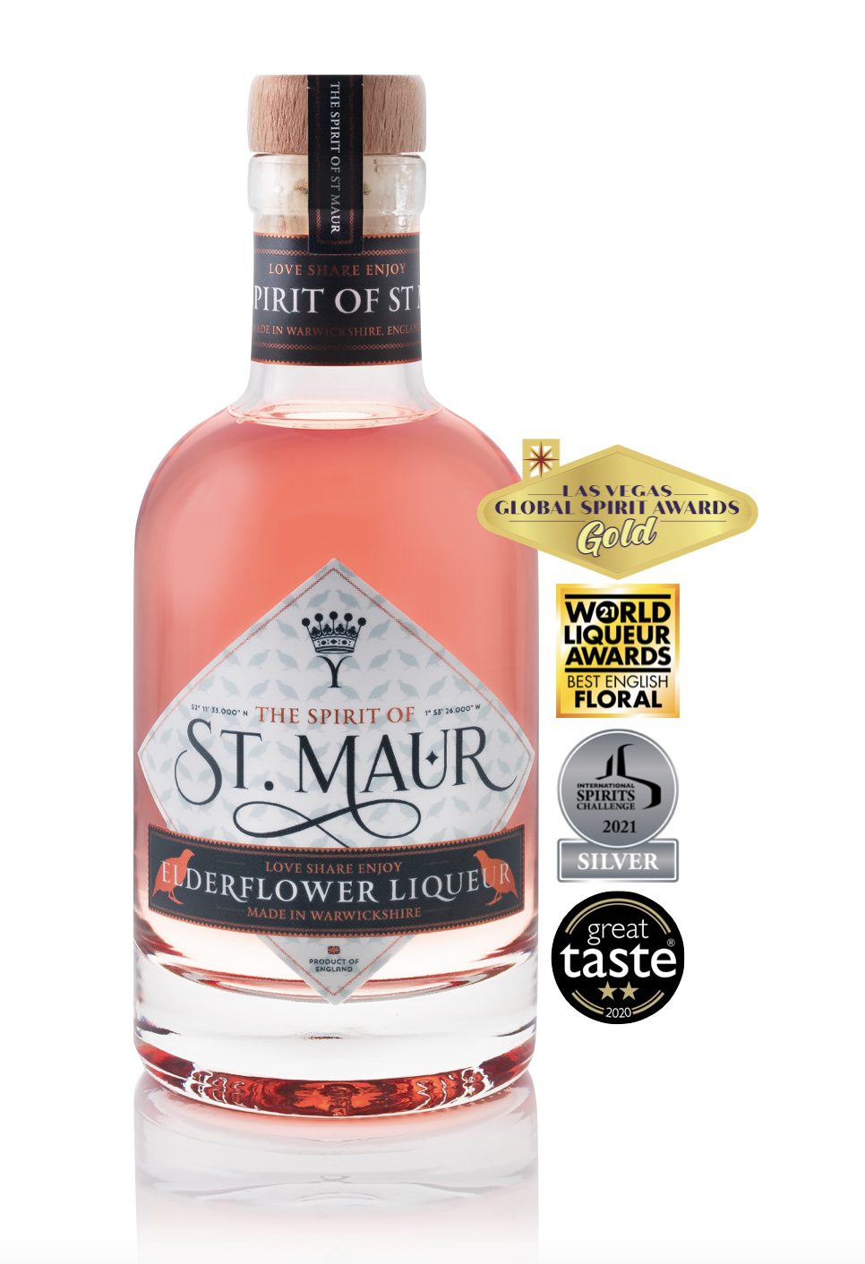 The Spirit of St Maur elderflower liqueur