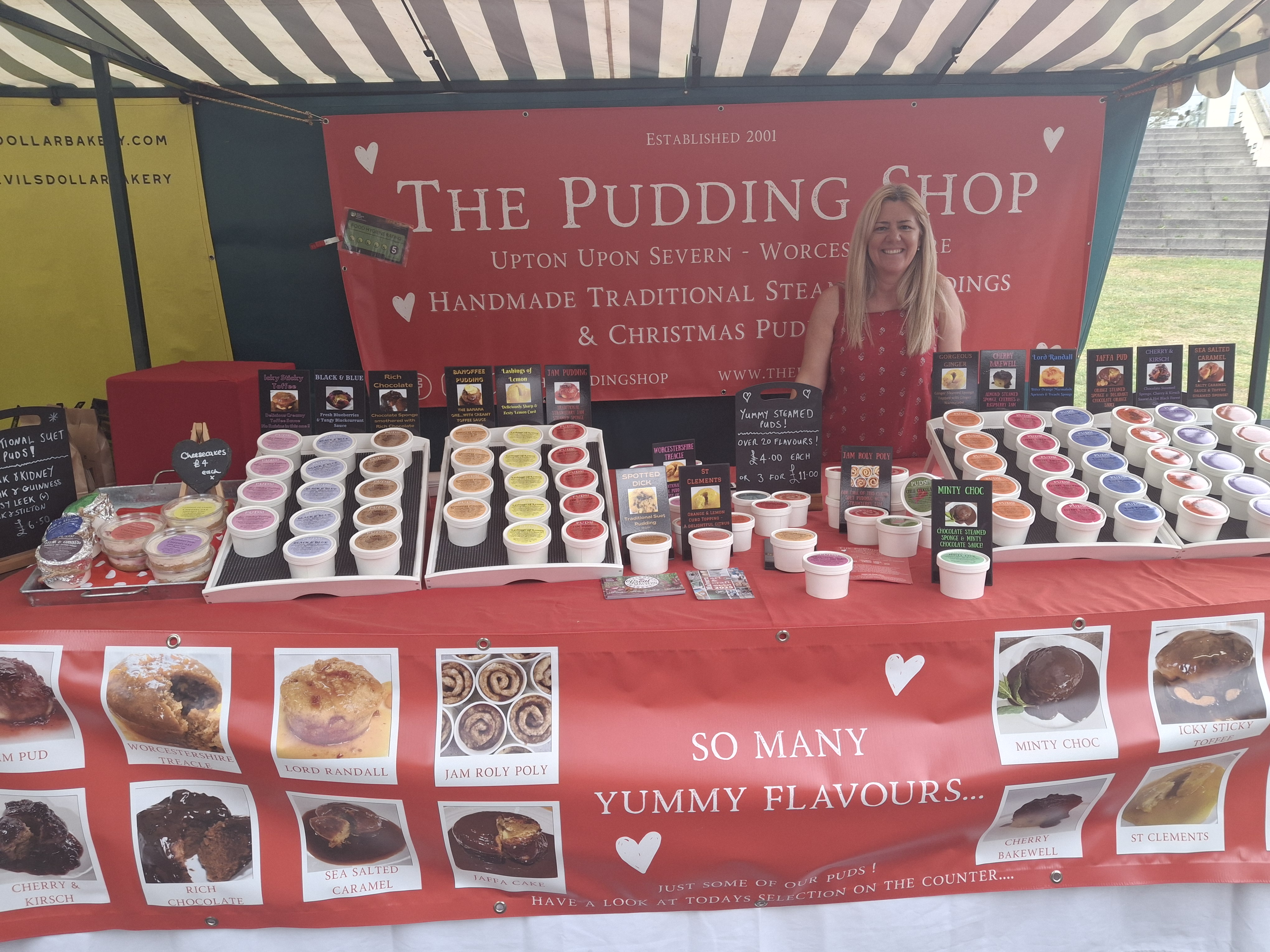 The Pudding Shop stall